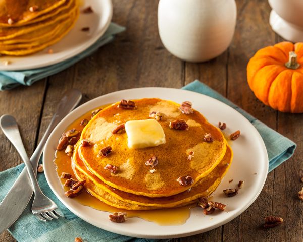 Pumpkin Holiday Pancakes
